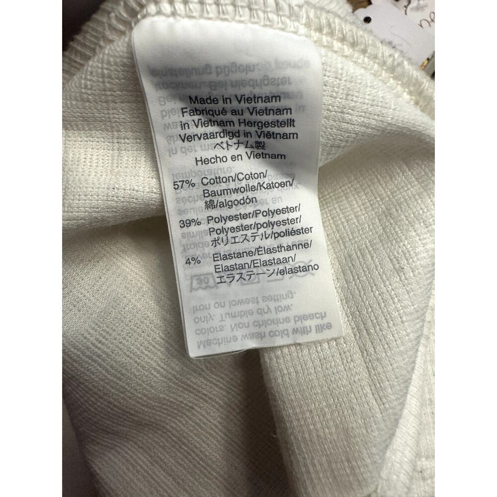 J. Crew Factory Small White Cap Sleeve Top - Picture 3 of 5